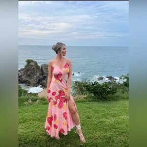 Betsy Johnson Pink Floral Dress
